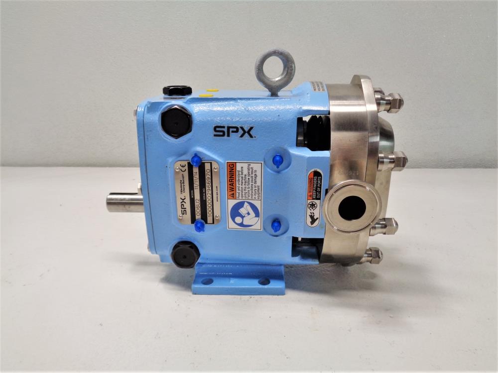 SPX Waukesha 1" Rotary Positive Displacement Pump, 316 Stainless Steel, 006U2